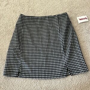NWT Gingham Skirt